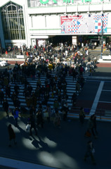 新宿駅南口、正月二日