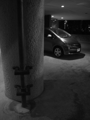 集合住宅の駐車場