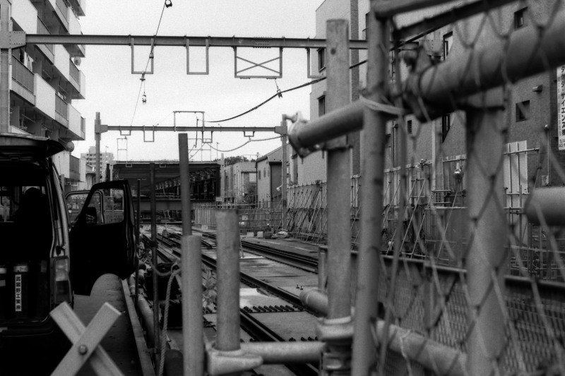 調布 品川通陸橋の下