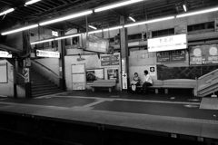 下北沢駅 小田急線上りプラットホーム #1