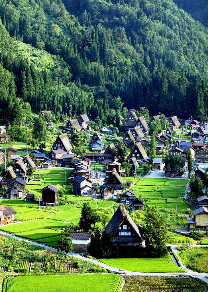 白川郷 の朝