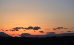 冬の夕景