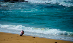 大波がそこまで来てるよー