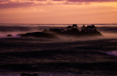 竜宮城　城崎の雲海に包まれて