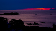 雲の狭間に空いた一点の空間　１