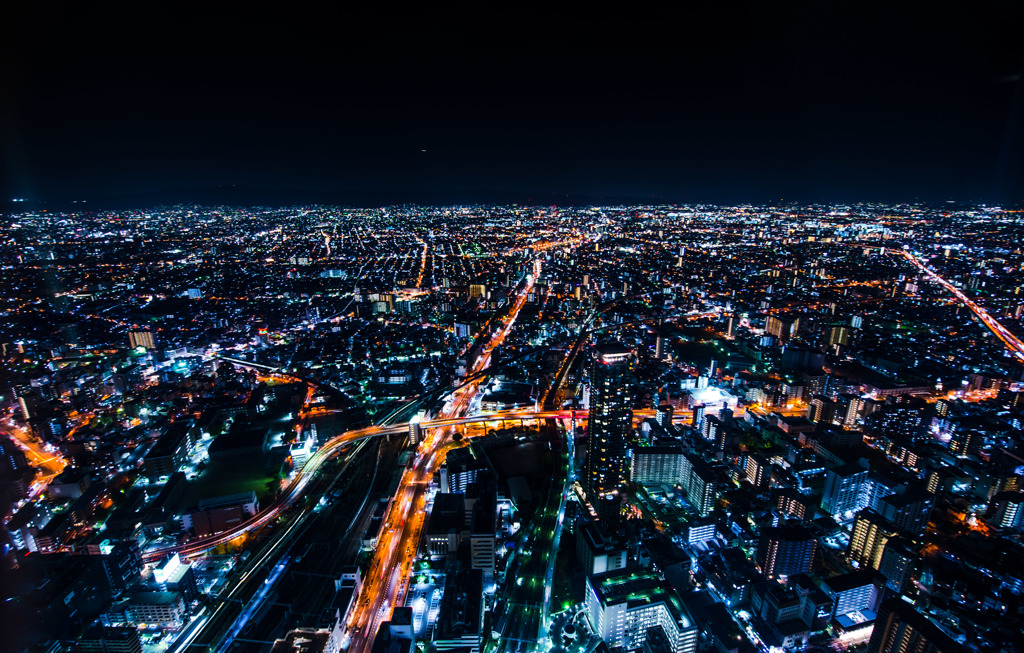 阿倍野ハルカス　夜景
