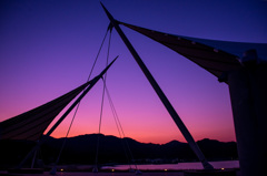 秋の風を、受ける