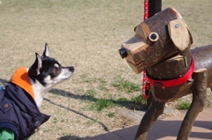 木の犬