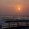 日本海の夕陽