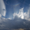 昨年のクリスマスの日の空・・・・