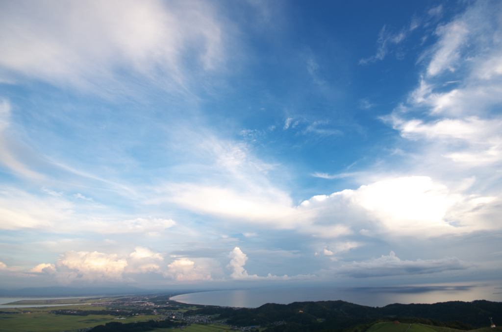 男鹿寒風山より・・・夏の終わり