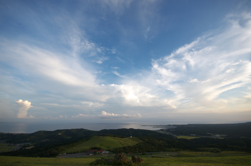 男鹿寒風山より・・・夏の終わり