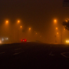 突然の夜霧・・・・・
