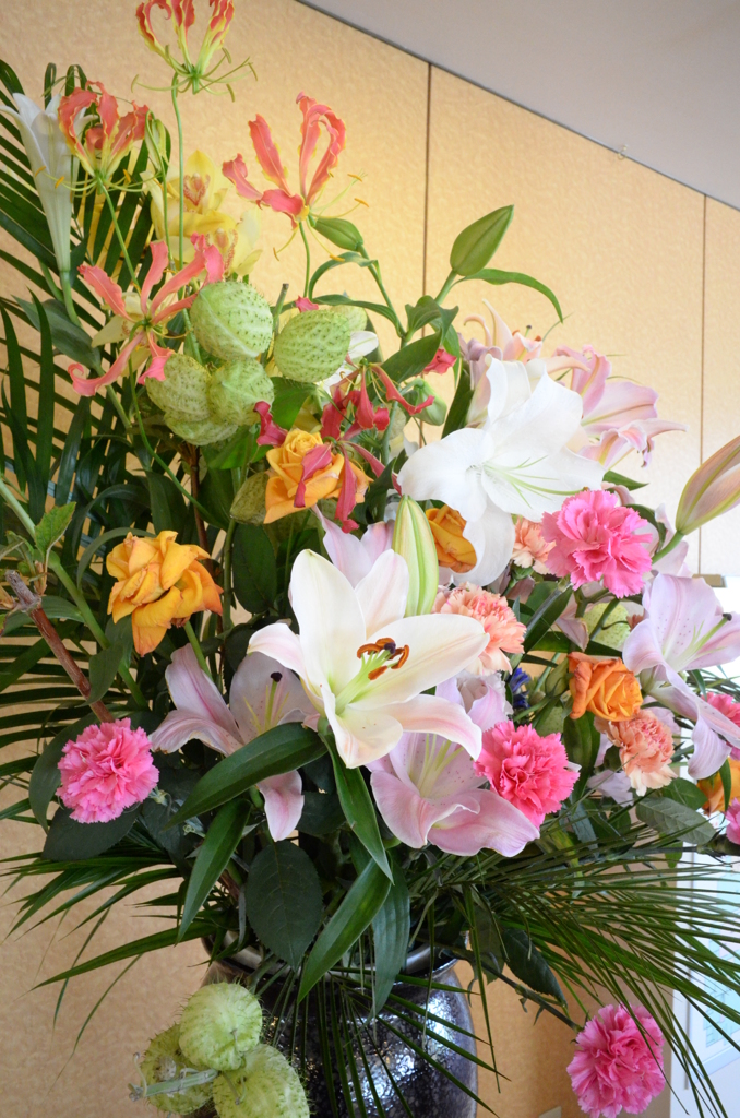 造花じゃなかった