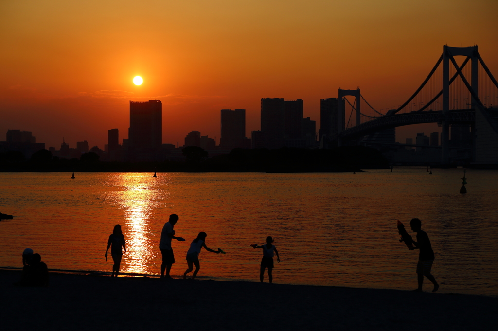 夕陽のガンマン