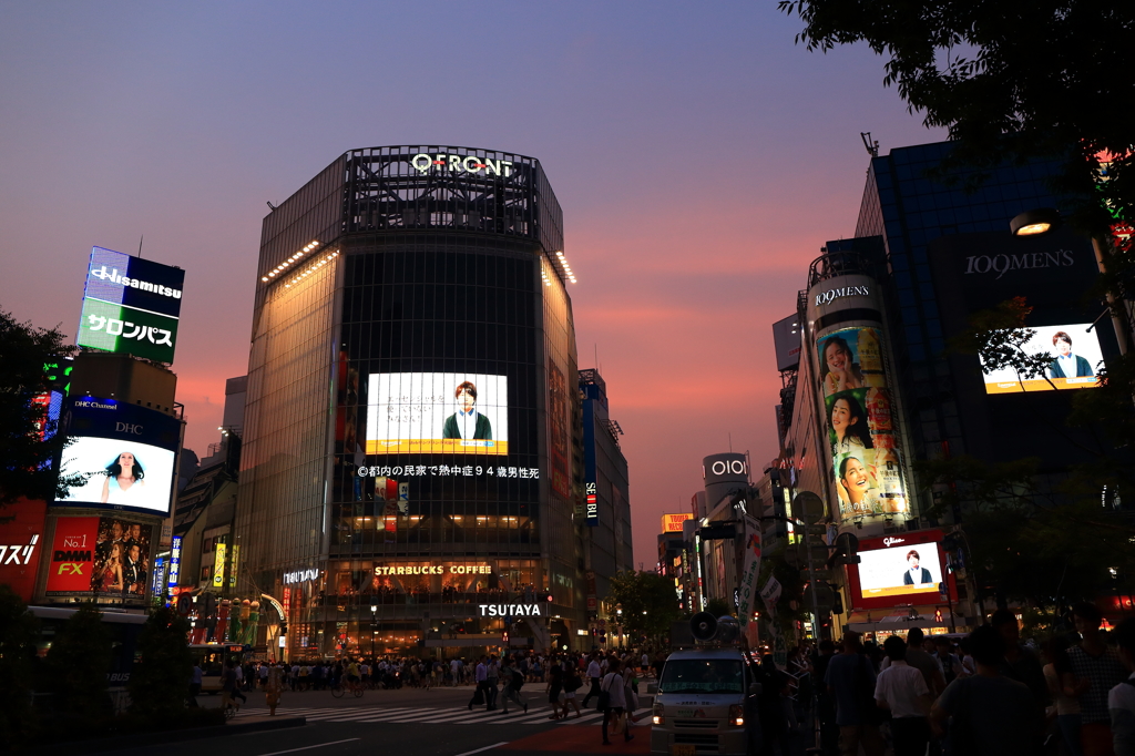 暑い夕暮れ
