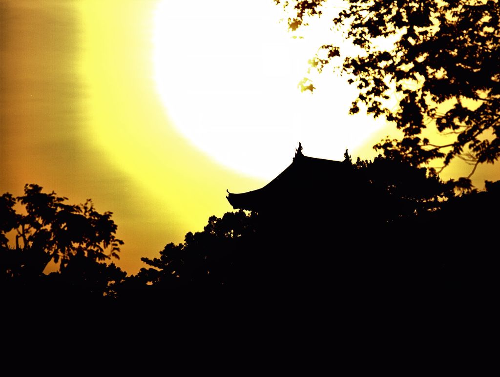 江戸の夕陽