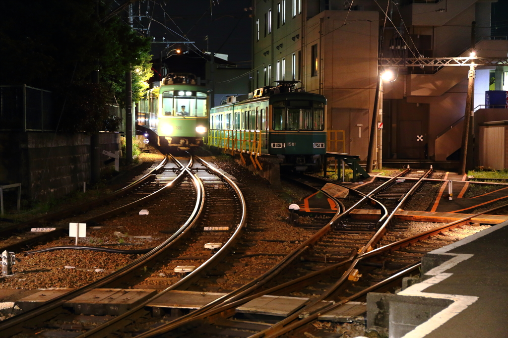 江ノ電の夜