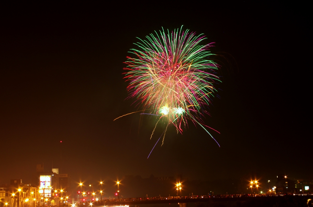 夜空の彩り