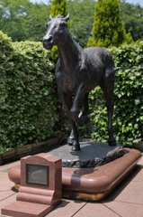 笠松競馬場　オグリキャップ像