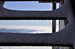 雪の階段