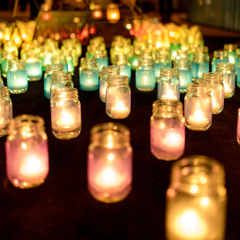 colorful candles