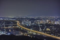 五月山からの夜景