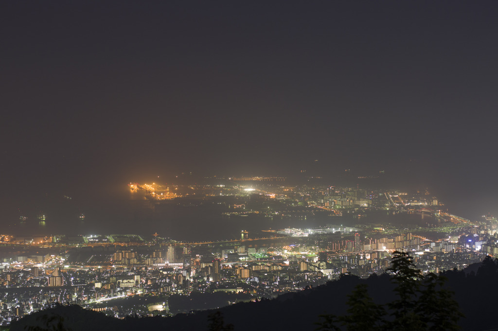 摩耶山掬星台から