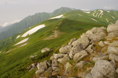 飯豊山より大日岳