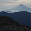 聖岳からの富士