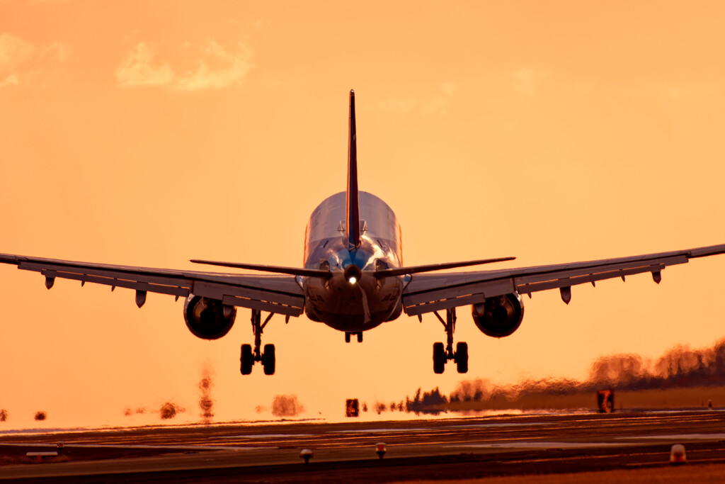 Landing scene