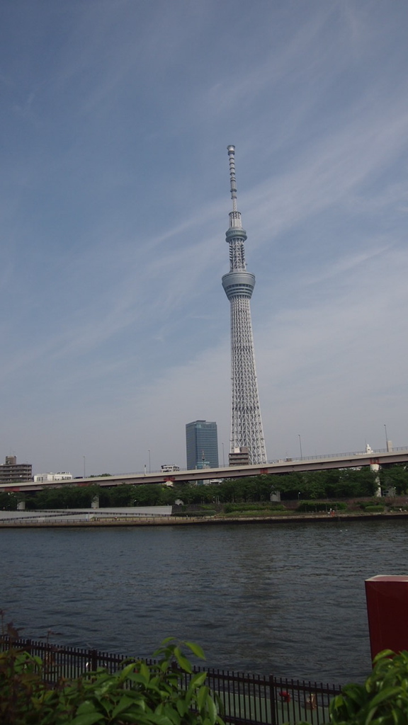 空に伸びるタワー