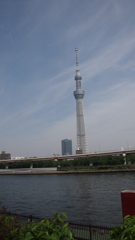空に伸びるタワー