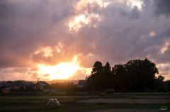夕暮れと不安