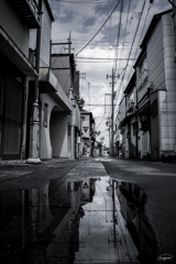 富岡の商店街