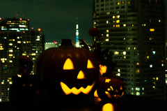 Jack-o'-Lantern(with skytree)