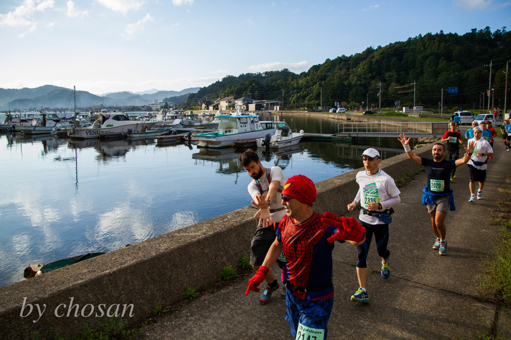 陽気な選手達ー丹後ウルトラマラソン