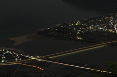 由良川橋梁 夜間俯瞰2