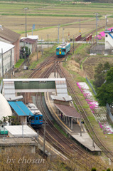 網野駅俯瞰