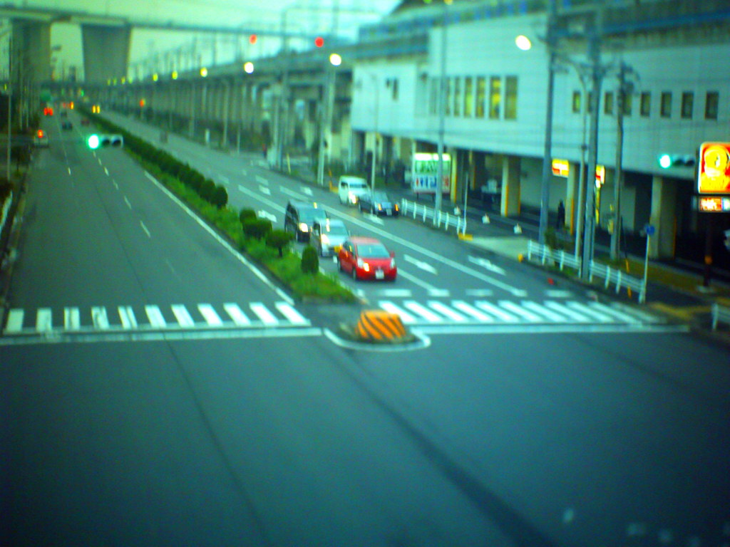 赤い車