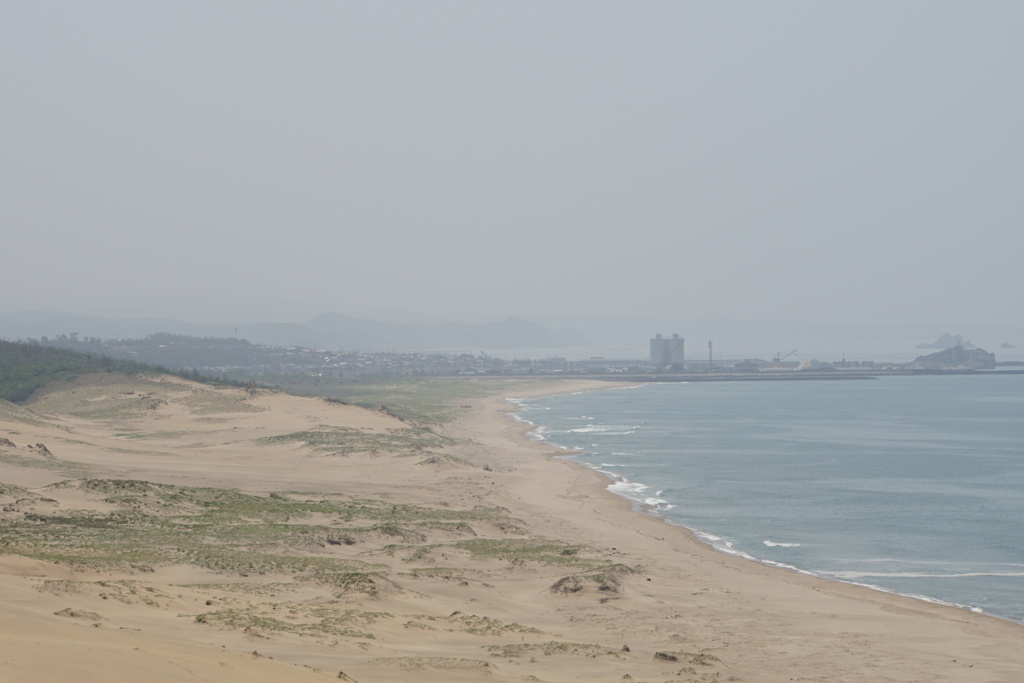 砂丘　海岸線