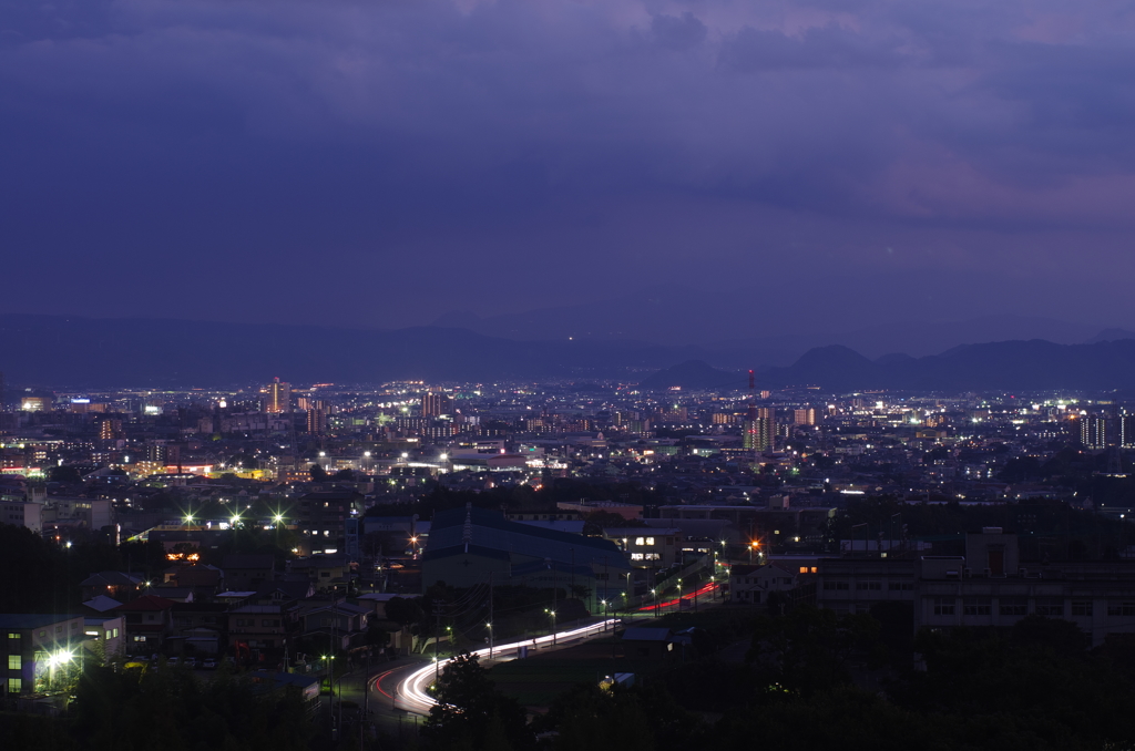 三島夕景