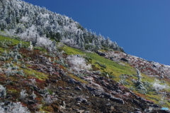 白銀の山