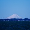 霞ヶ浦からの富士山