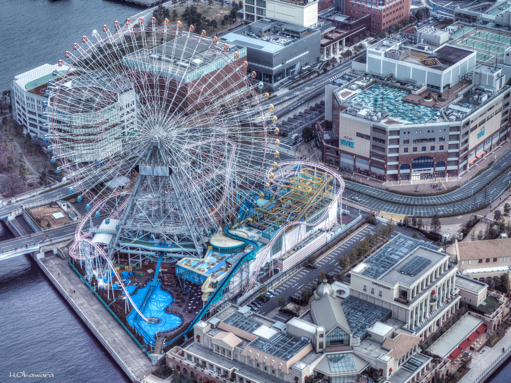 ﾗﾝﾄﾞﾏｰｸﾀﾜｰ風景-2