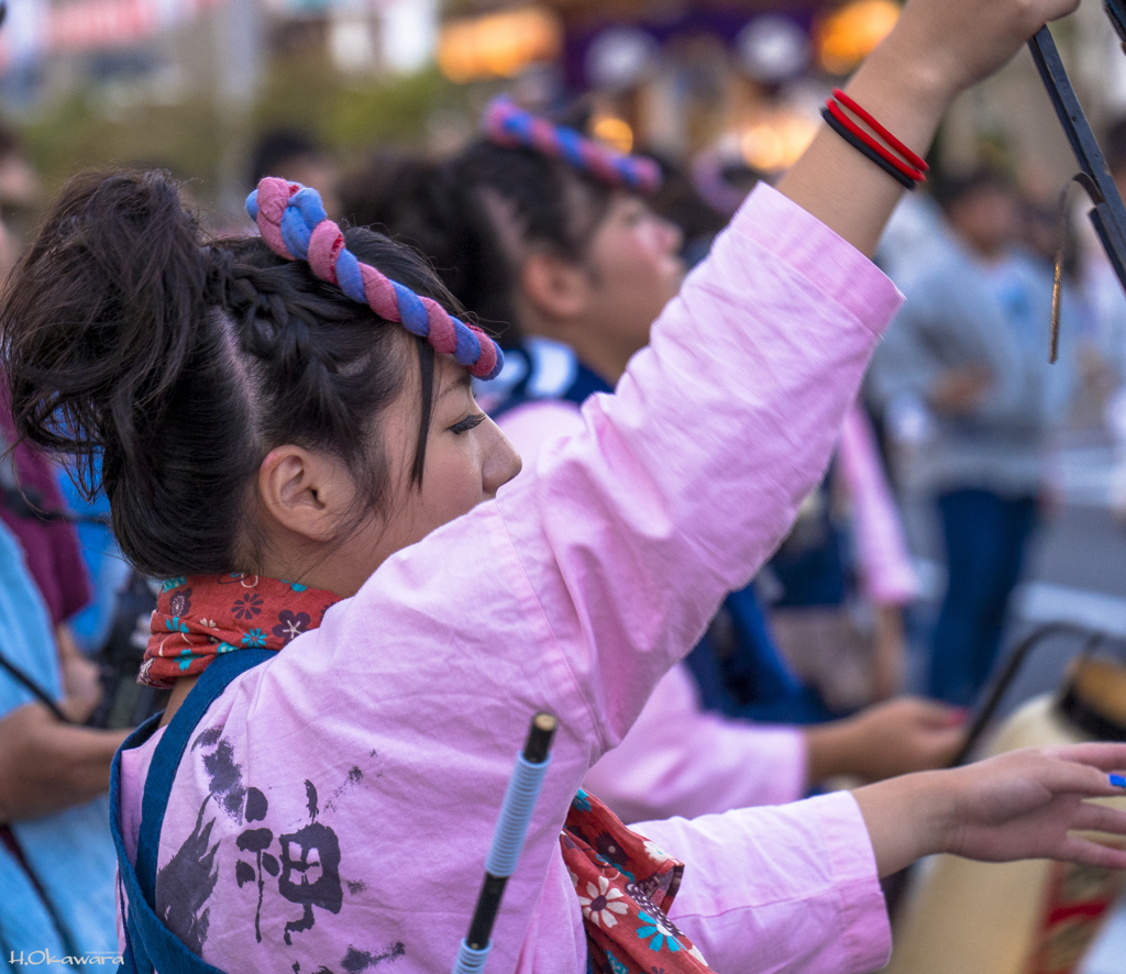 祭りを彩る女子衆-7