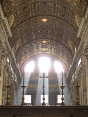 サン・ピエトロ大聖堂の光