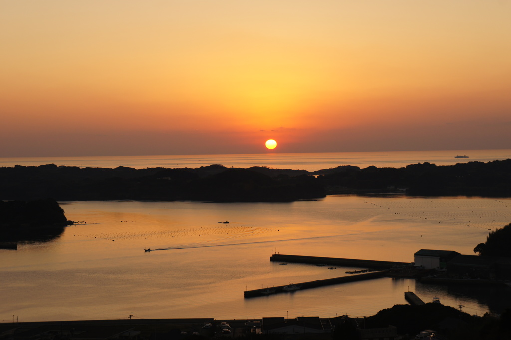 素敵な夕日に・・・