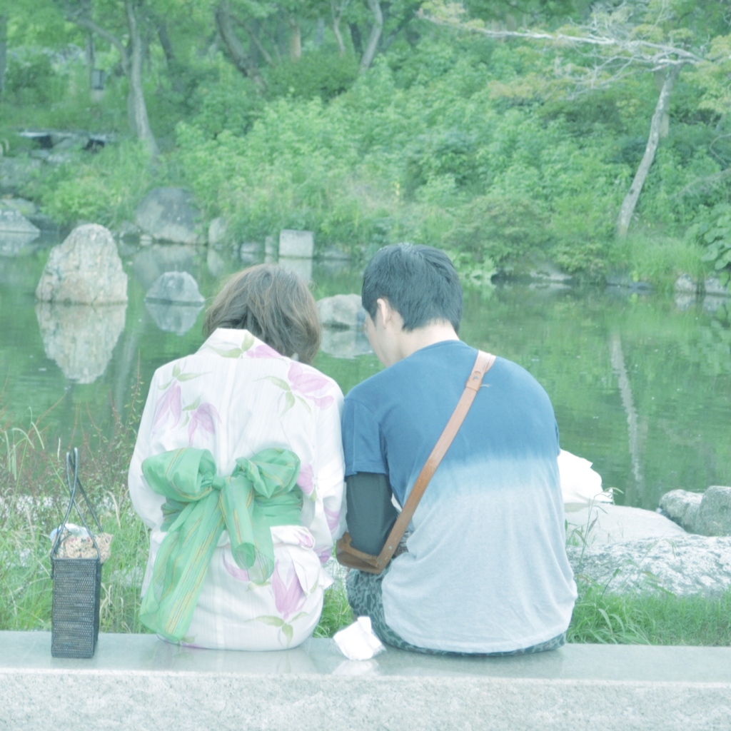 円山公園カップル