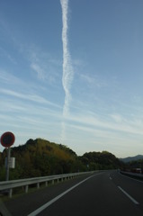 高速道路にて